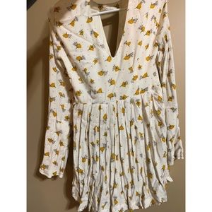 Free people floral dress. Worn once.